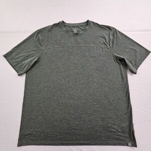 Ascend Green Short Sleeve Polyester Blend T-Shirt Men's 2XL